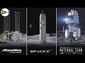LANDERS TRIPULADOS elegidos por NASA en ARTEMIS: SpaceX, Blue Origin, Dynetics - STARSHIP LUNAR -
