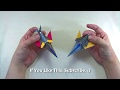 How to make a Papercraft, Origami Transformer Spaceship (requires 1 straight cut)