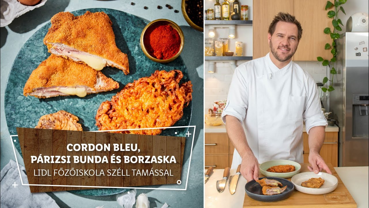 A nagy hús lecke 2 🍖 Cordon bleu, párizsi bunda és borzaska 🍖 - Lidl Főzőiskola Széll Tamással