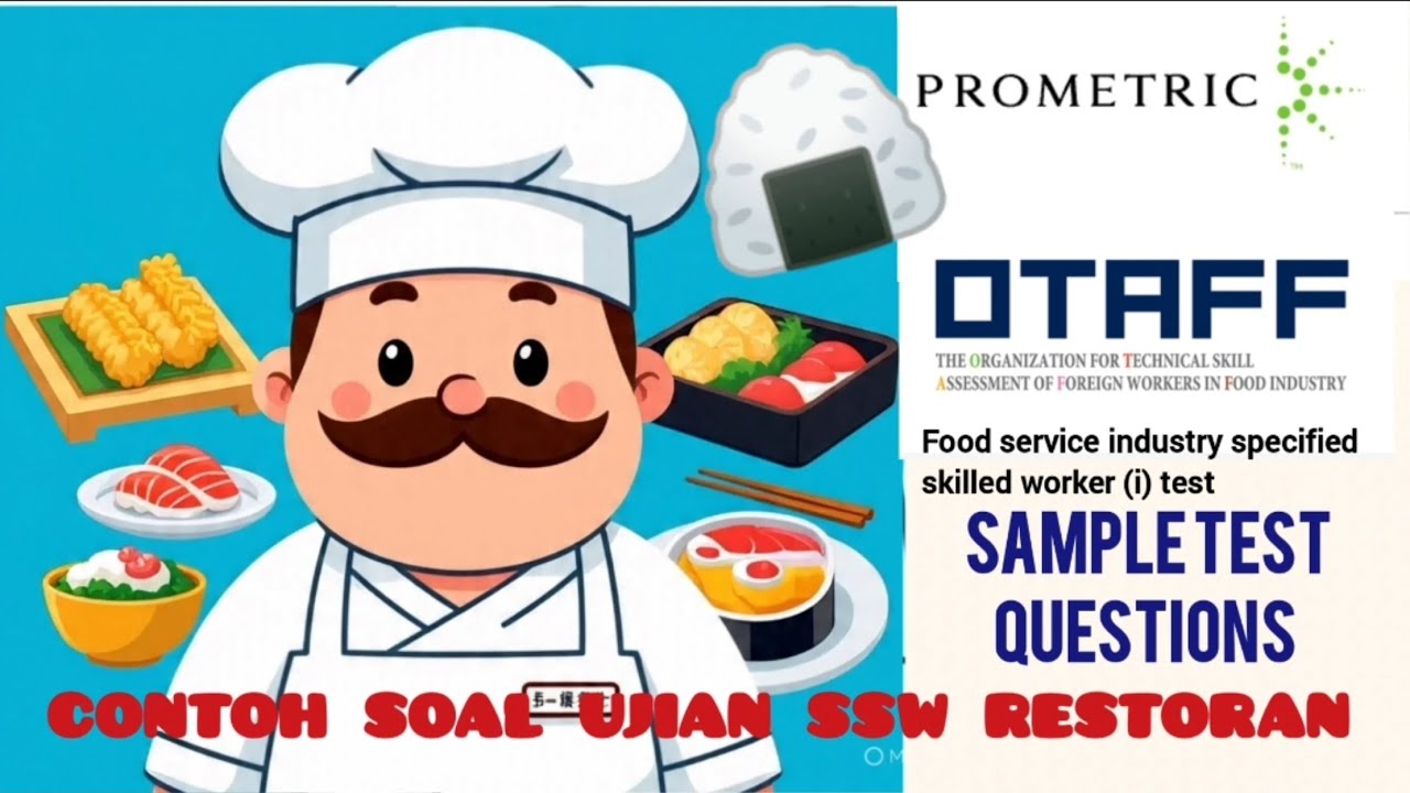 sample test questions food service specified skilled worker || contoh soal ujian ssw restoran 3