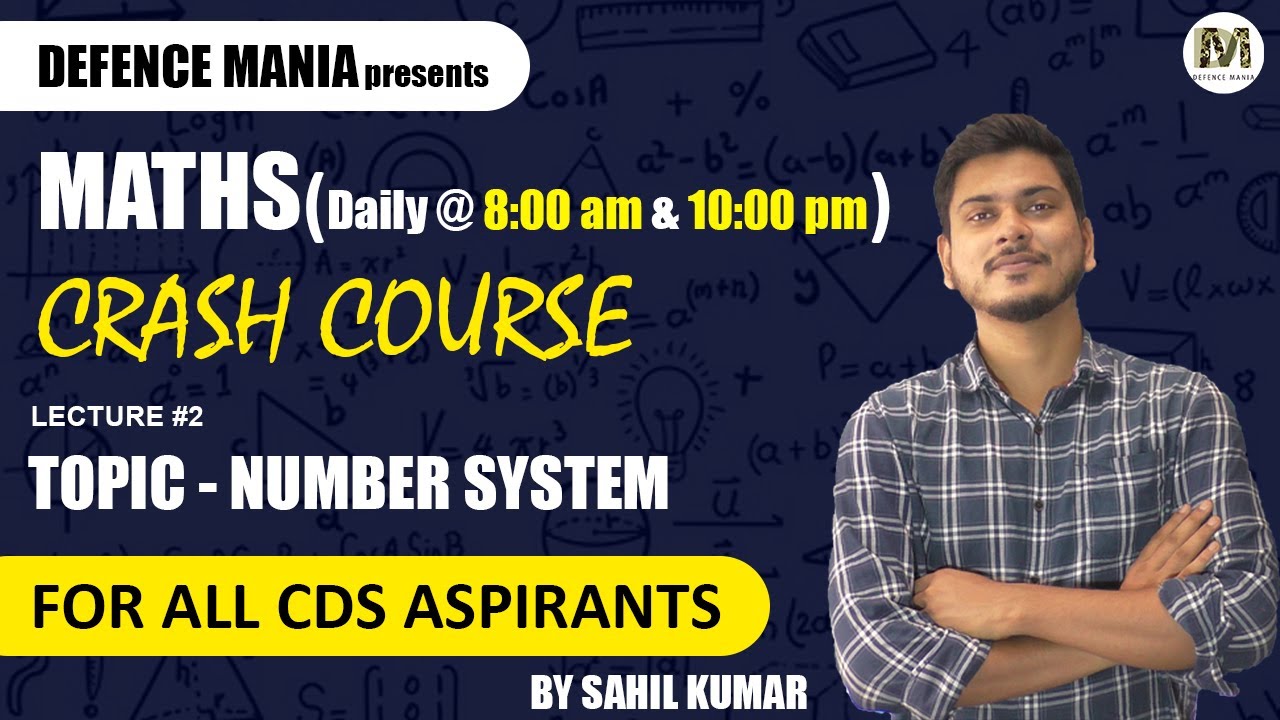 CDS 2 2021 Maths Class | CDS Maths by Sahil Kumar | CDS 2 2021 Preparation