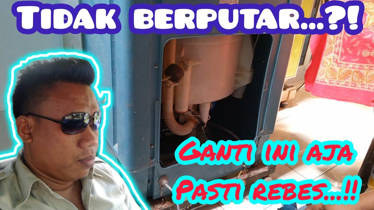 cara memperbaiki mesin cuci tidak bisa berputar
