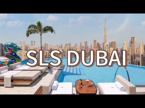 HOT Dubai Hotel Tour and Review | SLS Dubai Business Bay 4K Luxury