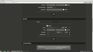 Wi-Fi Stepper - Settings Page Overview