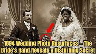 1894 Wedding Photo Resurfaces — The Bride's Hand Reveals a Disturbing Secret