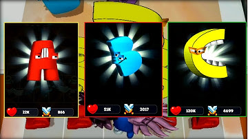 Alphabet Vs Monster Merge Alphabet Lore Games ⭐ Part 1 ABCD...WXYZ
