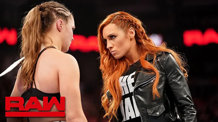 Becky Lynch chooses Ronda Rousey as her WrestleMania opponent: Raw, Jan. 28, 2019