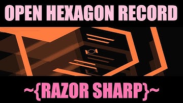 Open Hexagon: Razor Sharp (X1) 112 sec, BoshyTime