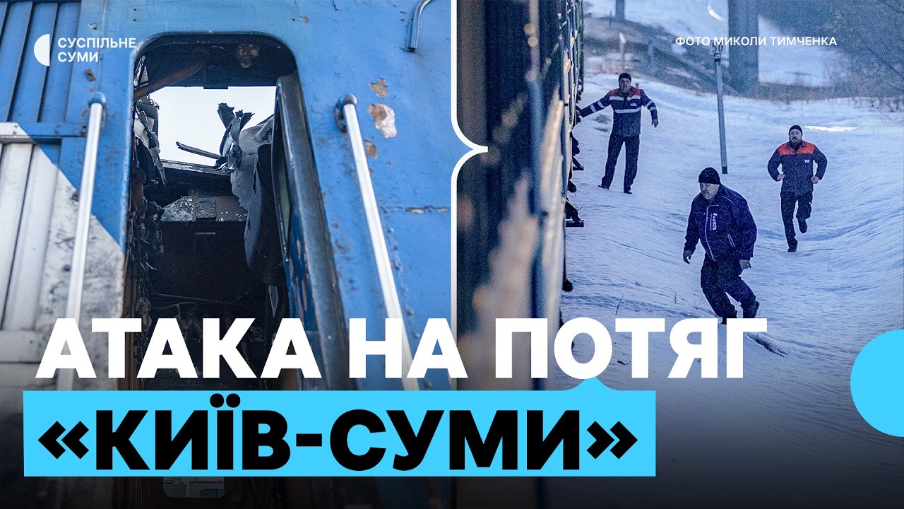 Біля Сум РФ вдарила по потягу з пасажирами