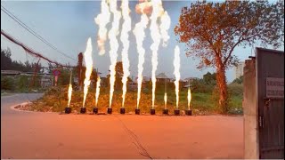 Máy Tạo Lửa Hiệu Ứng Sân Khấu Cao 8 Đến 10M