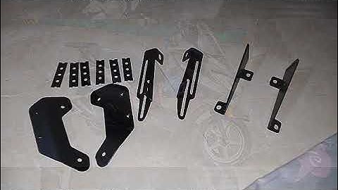 SUZUKI: BURGMAN STREET EX (windshield bracket and side mirror installation)