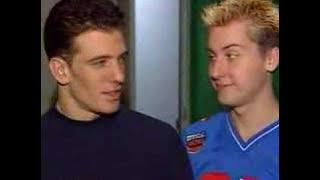 KCCI's backstage interview with Justin Timberlake and *NSYNC before 1998 concert in Des Moines, Iowa