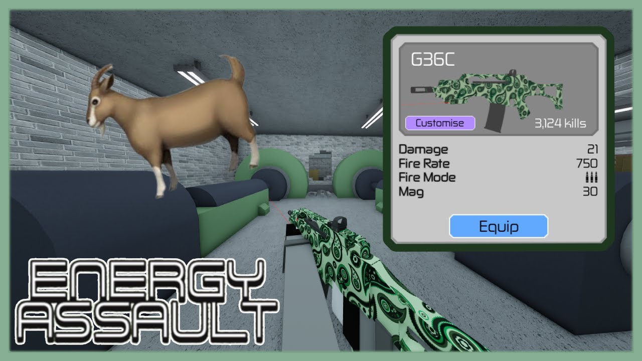 THE G36C IS ACTUALLY GOATED (Roblox Energy Assault)