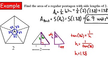 Honors 1 Geometry 11.4 Areas of Regular Polygons and Composite Figures