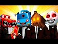 Cars.EXE & Tayo the Little Bus.EXE & Thomas Train.EXE & House Head.EXE - Coffin Dance (COVER) Meme