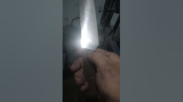 nicholson old file hamon, with fine details, plain water quenching.