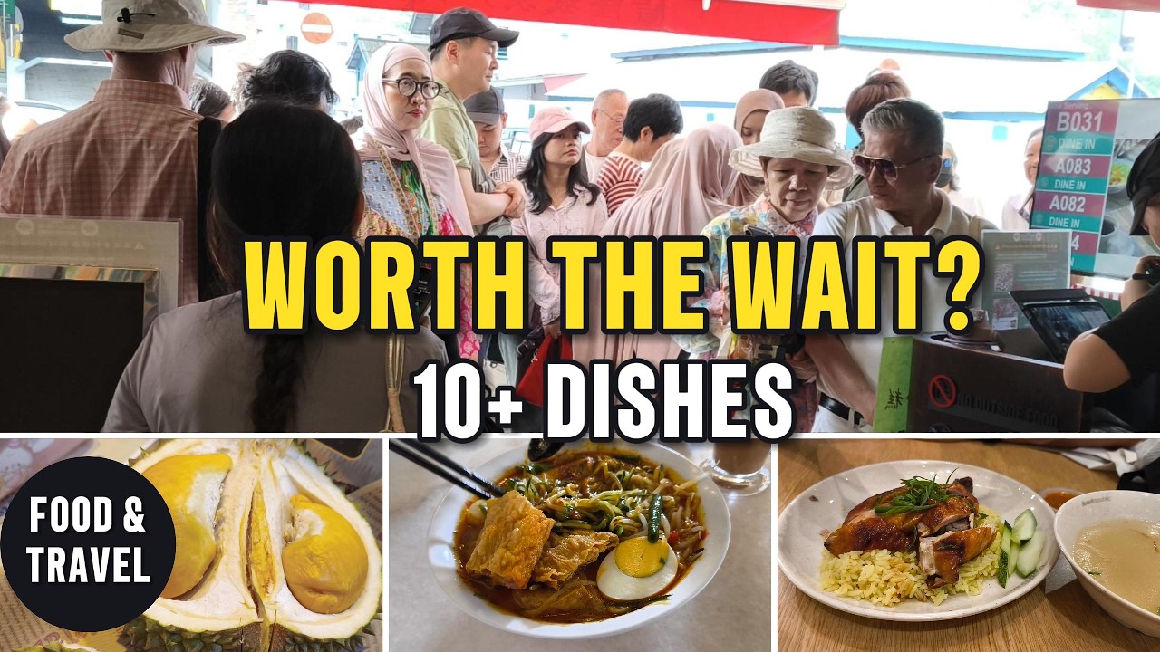 I ATE EVERYTHING IN KL CHINATOWN! 😋 | 45 -Min Queues & Secret Murals