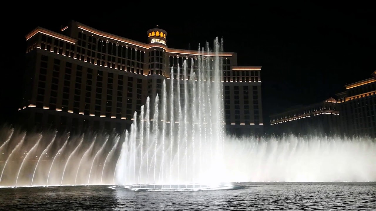 Bellagio fountains last show YouTube