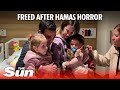 Emotional reunion: Four-year-old hostage hugs dad after Hamas captivity