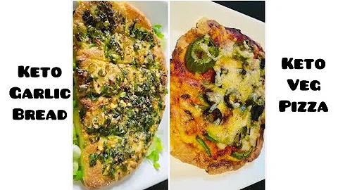 Ultimate Keto Pizza & Garlic Bread/Fathead Dough/2...