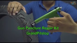 Gun Puncture Repair Kit | GrandPitstop | Easy Puncture Repair Toolkit | Tyre repair kit