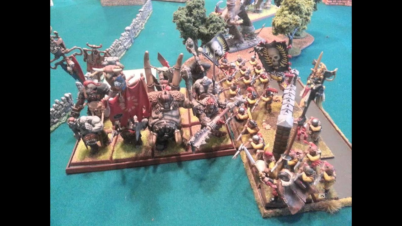 389 Empire vs Ogres Warhammer Fantasy battle report