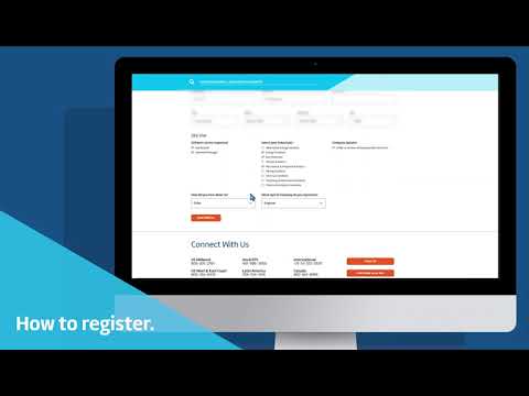 Connect Portal - How to register for an account