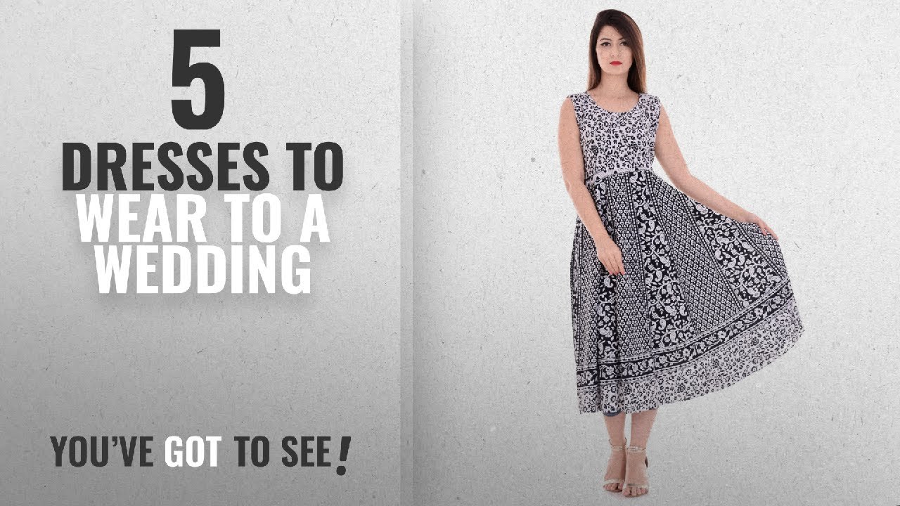 Top 10 Dresses To Wear To A Wedding [2018] Vaidiki Multicoloure