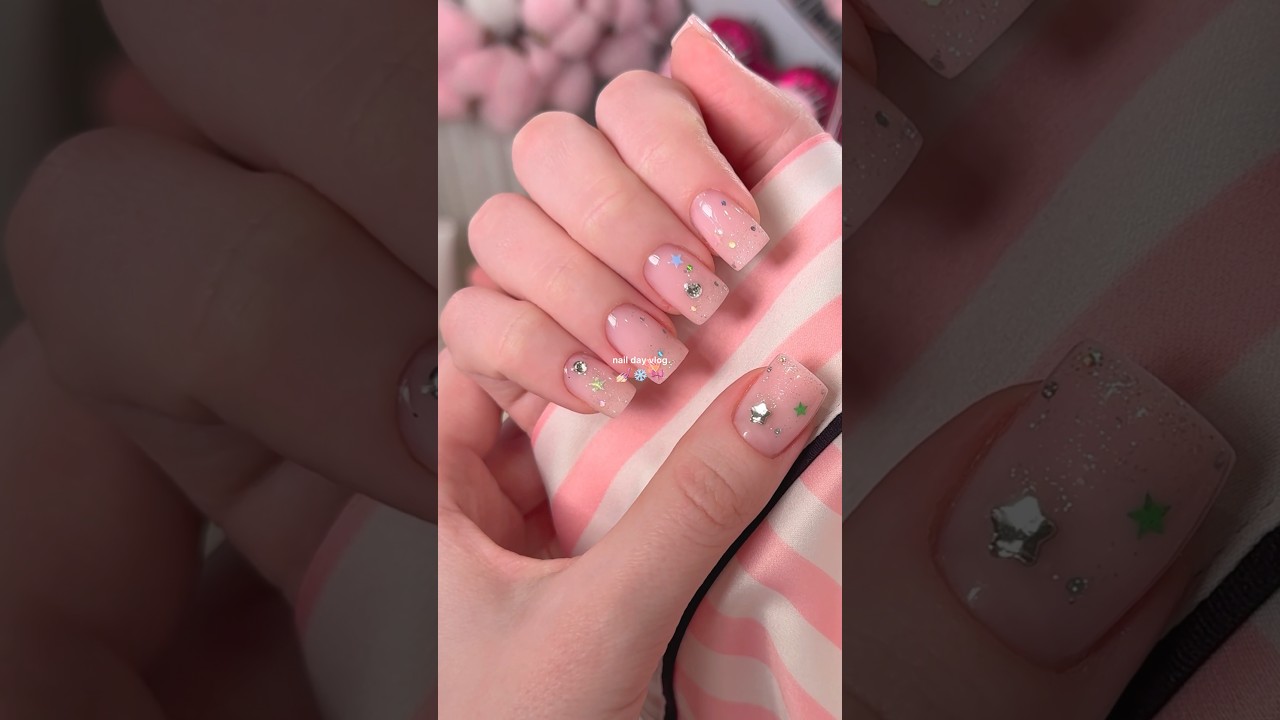 Nail day vlog 🤍❄️🎄