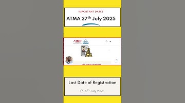 Wat is de LAATSTE DATUM om je online te registreren voor het ATMA-examen?