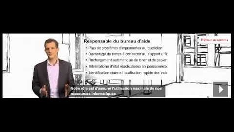 Océ Managed Print Services Interview responsable Helpdesk