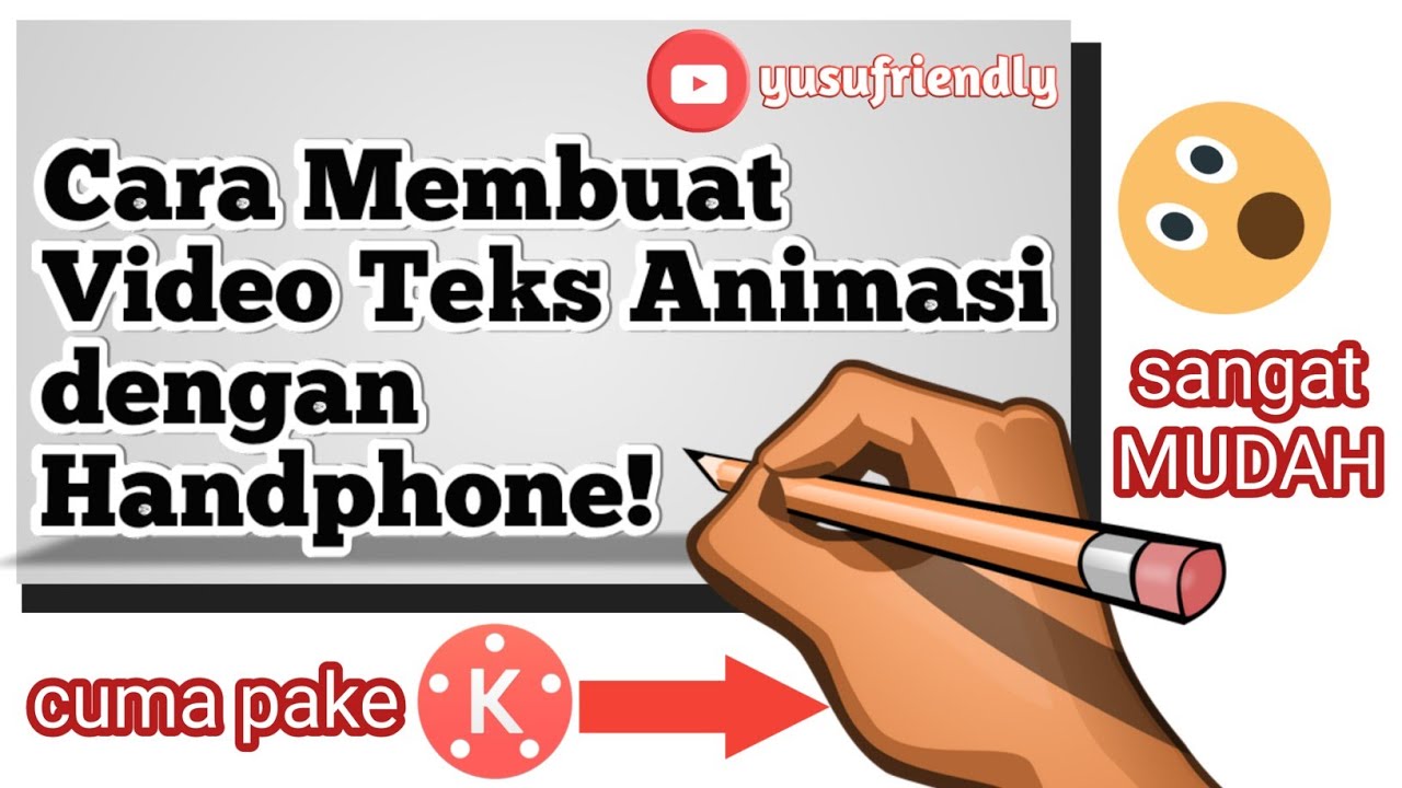 Cara Membuat Animasi  Teks Video di Android TUTORIAL 