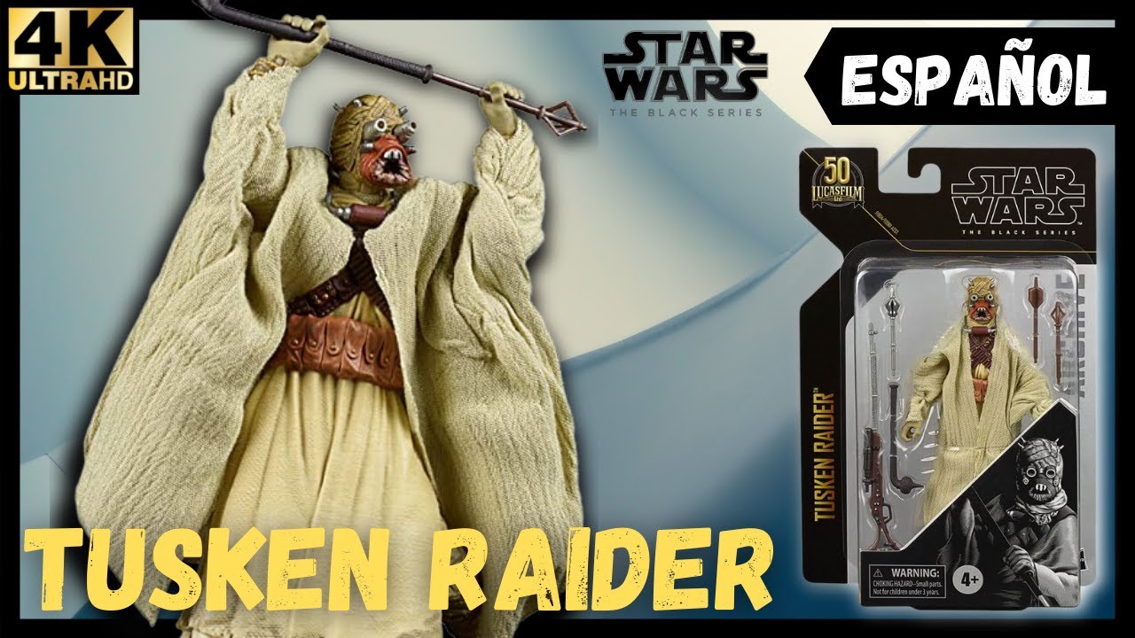 🟡Tusken Raider Archive Unboxing español Black series Star Wars //5O aniversario lucasfilm 6 pulgadas