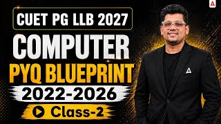 CUET PG LLB 2027 Computer Science PYQs | 2022-2026 Previous Year Questions | Class-2