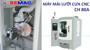 Máy Mài Lưỡi CNC - Máy Mài Lưỡi Cưa Tự Động CH 80A - Quốc Duy