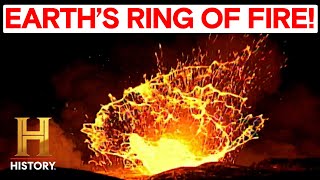 Volcanic Fury! EARTH'S DANGEROUS RING OF FIRE *3 Hour Marathon* | How the Earth Was Made