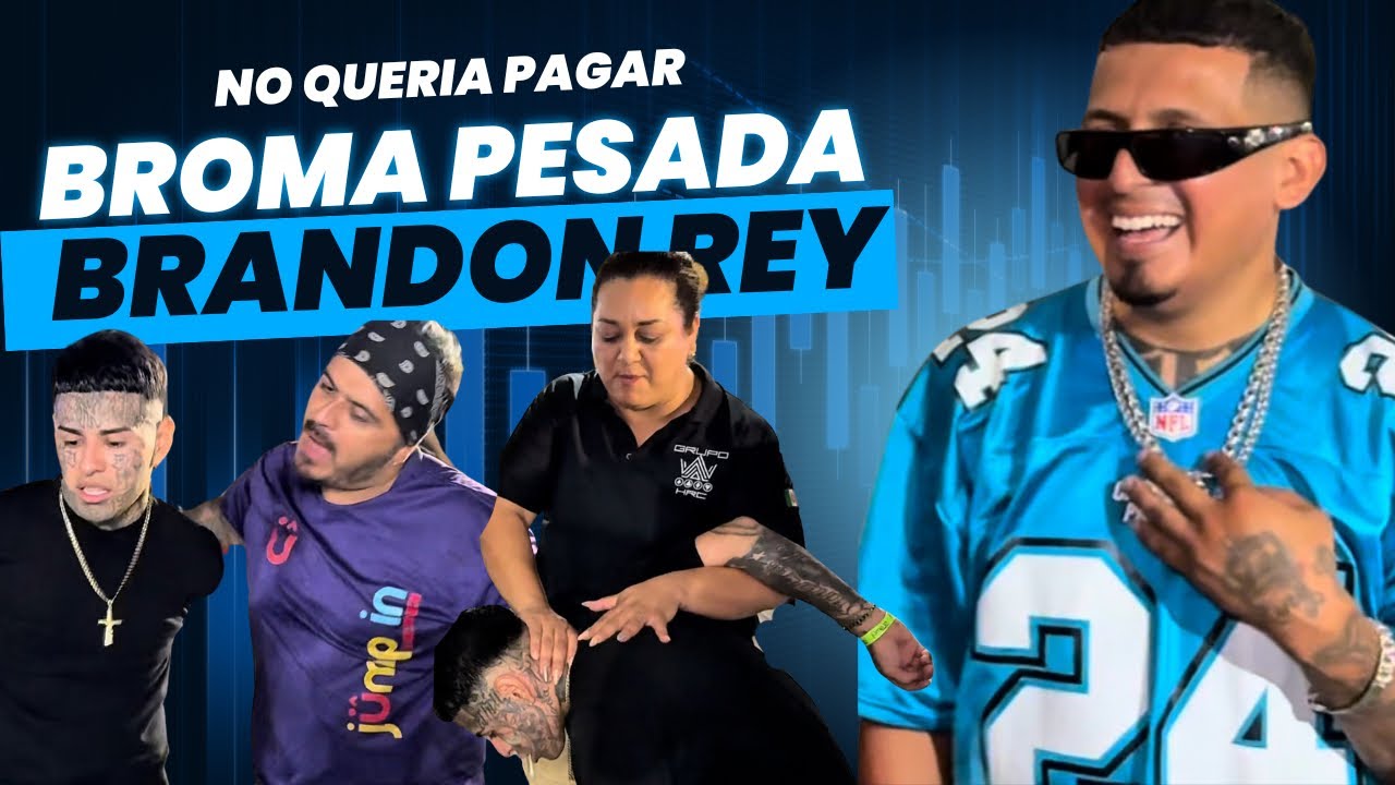 SE QUERÍA IR SIN PAGAR (BROMA PESADA AL BRANDON REY) - YouTube
