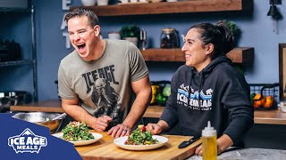TASIA PERCEVECZ makes a PALEO salad for her next hot date