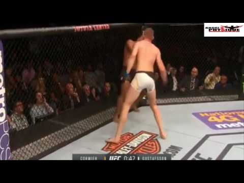 დენიელ კორმიე  ალექსანდრე გუსტაფსონიDaniel Cormier Vs Alexander Gustafsson Highlights