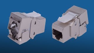 ConnecTec Cat: Terminations Series, Part 7  CAT6A Keystone Jack Onto CAT6A Shielded Cable
