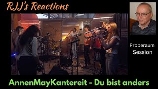 AnnenMayKantereit - Du bist anders  (Proberaum Session) 🇨🇦 RJJ's Reaction