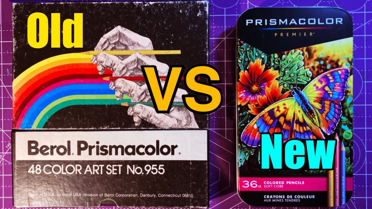 New Vs. Old Prismacolor Colored Pencils {Comparison and Review