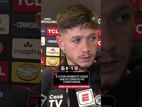'É O PIOR MOMENTO DESDE QUE EU CHEGUEI NO CORINTHIANS' #shorts