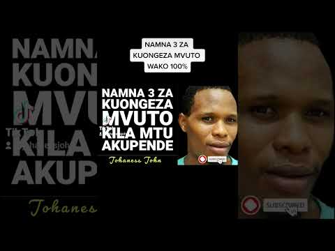 NAMNA 3 ZA KUONGEZA MVUTO 100 KWA MTU YEYOTE