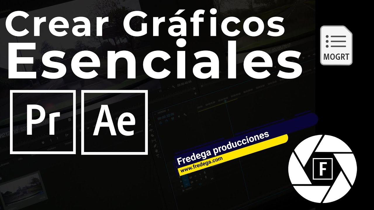 Crear Gráficos Esenciales (Títulos con banner) para Adobe Premiere con