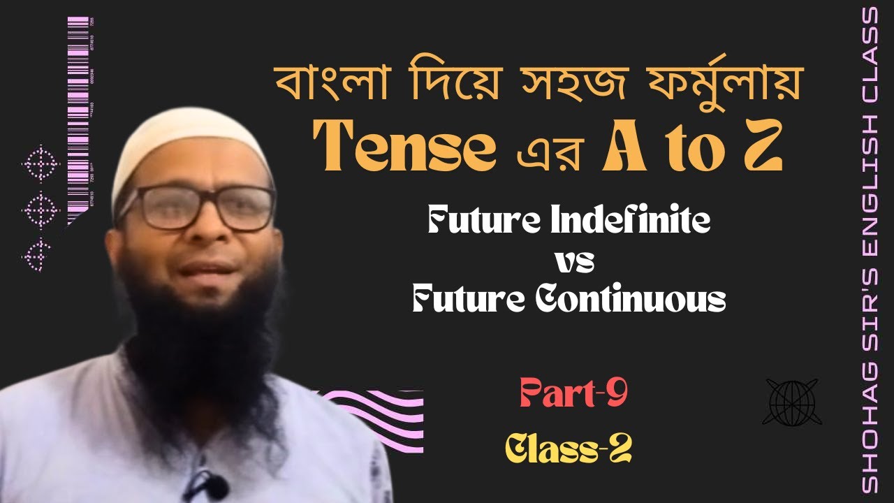 Tense এর A to Z||Future Indefinite VS Future Continuous এর ব্যবহার ||Part-9||Class-2