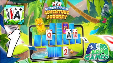 Solitaire Tripeaks Adventure Journey Gameplay #1 All Levels Level 1~9 (Android, IOS)
