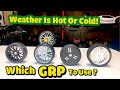 Understand which GRP to use addording to condition of hot or cold which grp sutes your RC speed run