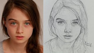 Loomis Method Portrait Drawing: A StepbyStep Drawing Tutorial  One pencil drawing