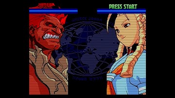 Street Fighter Alpha 3   Arcade FBA Gameplay